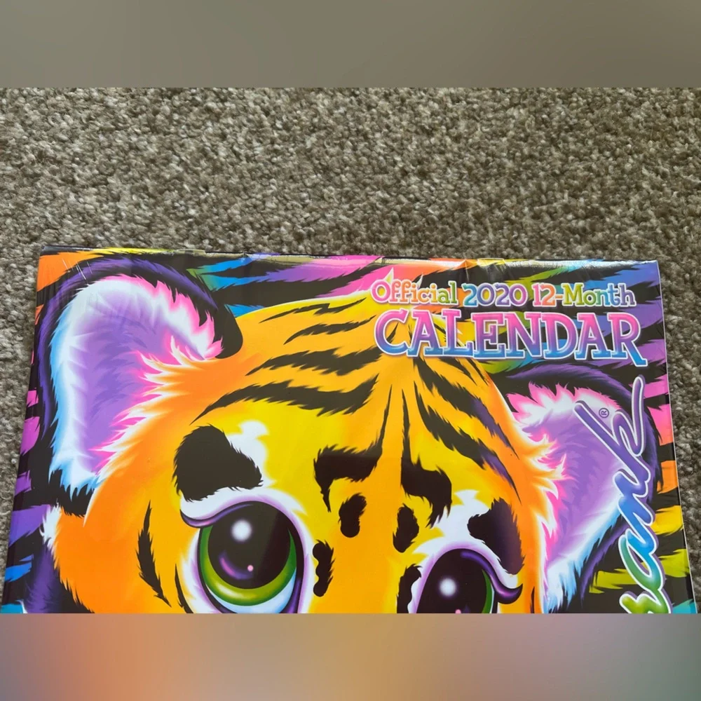Lisa Frank Official 2020 12-Month Calendar Forrest Sasha & Shanti Tikanni Hunter